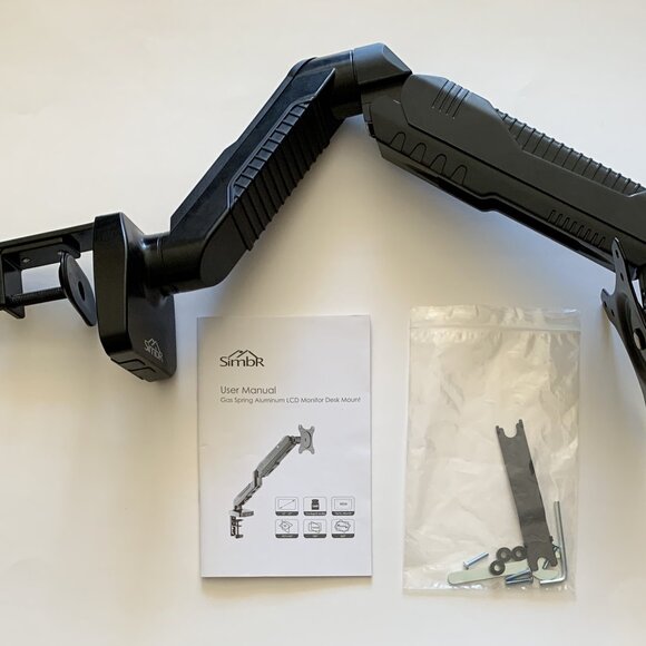 SIMBR Monitor Arm Desk Mount Stand for 15"- 27" LCD Screen 6kg/13lbs Max Weight - Picture 3 of 8